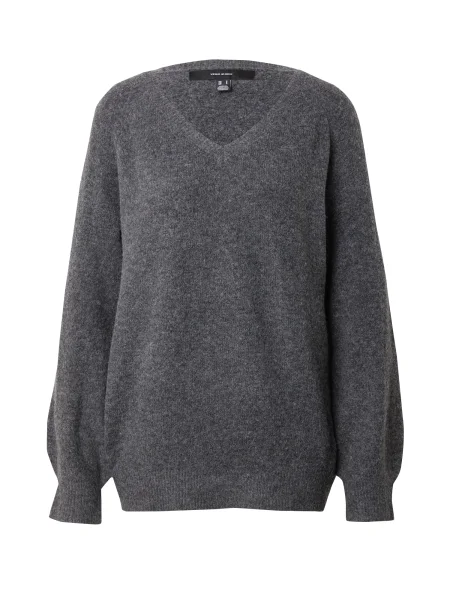 VERO MODA Pulover VMLEAF închis gri