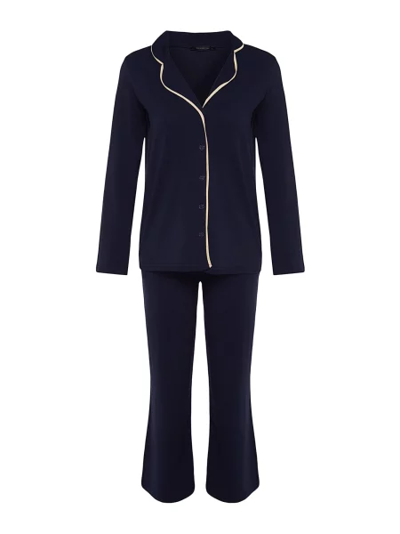 Pijama pijamale Trendyol albastru