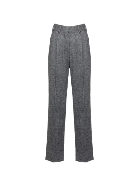 Hlače Blazé Milano s herringbone uzorkom siva