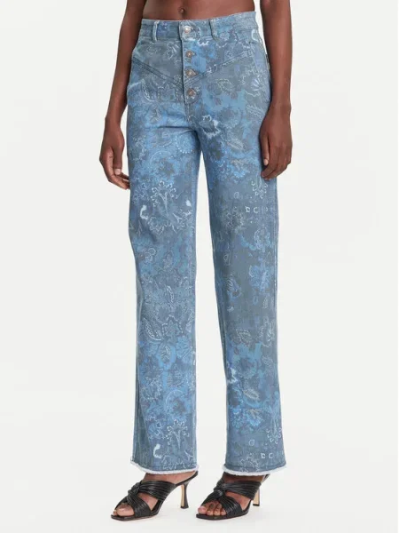 Desigual Blugi Pasley Straight Fit albastru