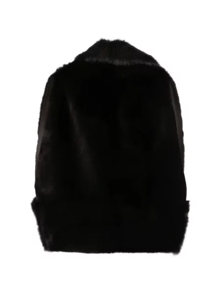Vestă Blancha din piele negru