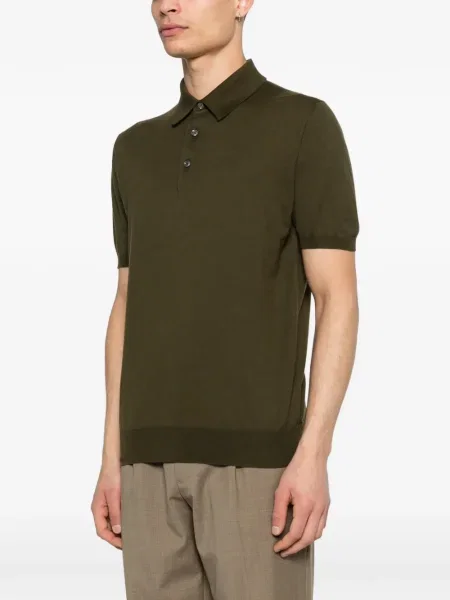 Polo Kiton scurt verde