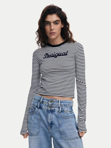 Desigual Blúz fekete