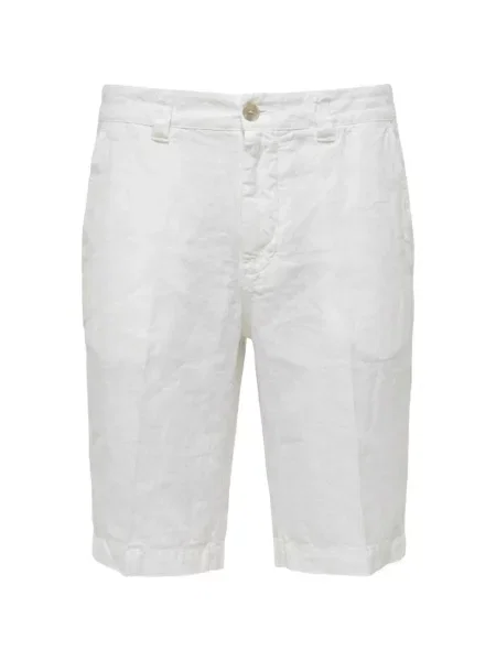 Pantaloni scurți 120% Lino de in alb