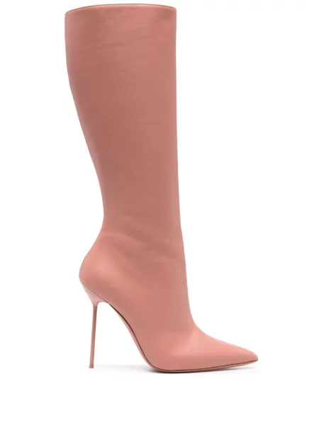 Botine Paris Texas din piele roz