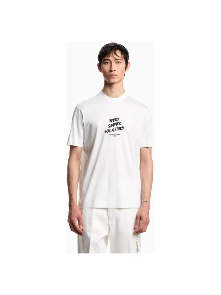 Koszulka Emporio Armani biała