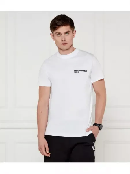 Karl Lagerfeld Jeans Tricou alb