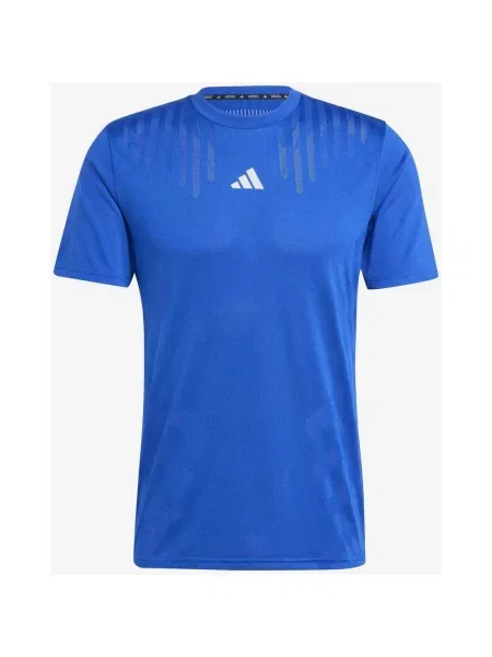 Koszulka rowerowa adidas HIIT Airchill Workout krótki rękaw elektryczny XS niebieski