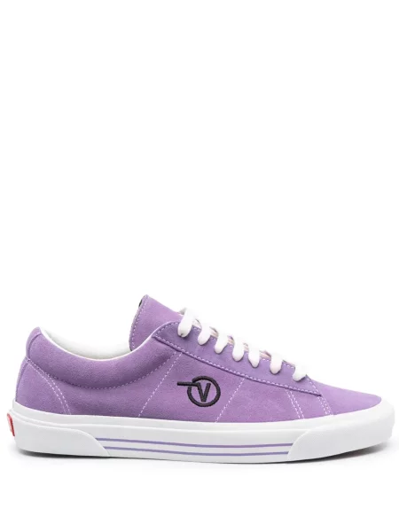 Sneakerși Vans din piele de căprioară violet