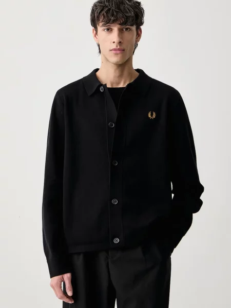 Fred Perry ζακέτα ανδρική μαύρο