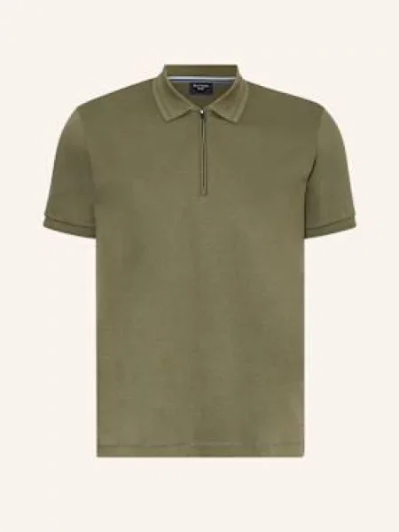 Olymp Žerzejová Polokošile Casual Comfort Fit olivová