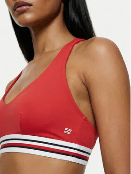 Tommy Hilfiger Bikini felső Scoop piros