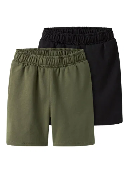 TWO SOON Pantaloni oliv negru