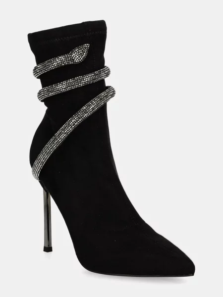 GOE botine femei cu cui izolare usoara BLACK negru