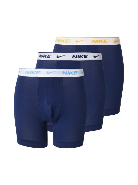 NIKE Underwear Boxeri bleumarin / albastru aqua / galben curry negru