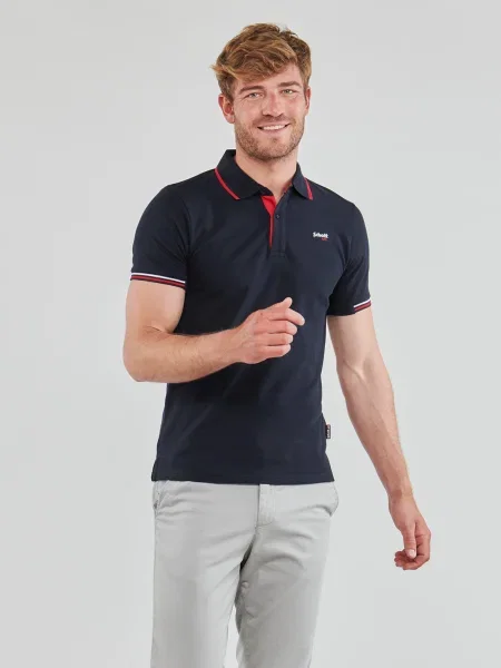 Polo Schott albastru