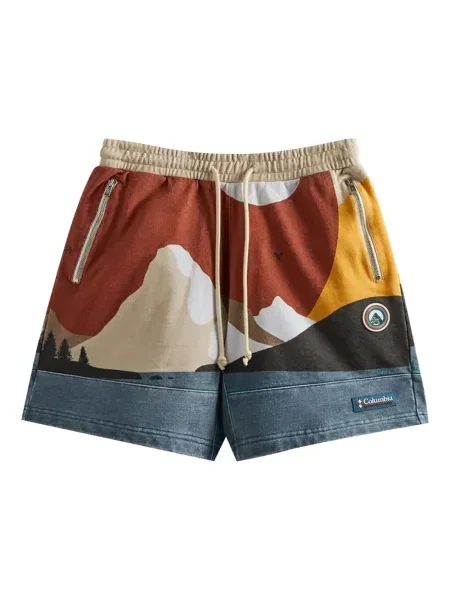 Pantaloni scurți Kith din fleece albastru