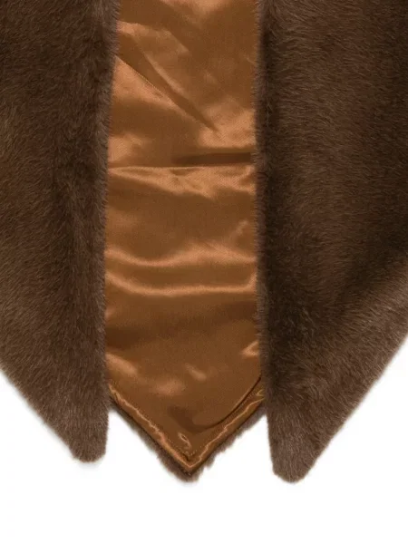 Fular The Garment cu blană maro