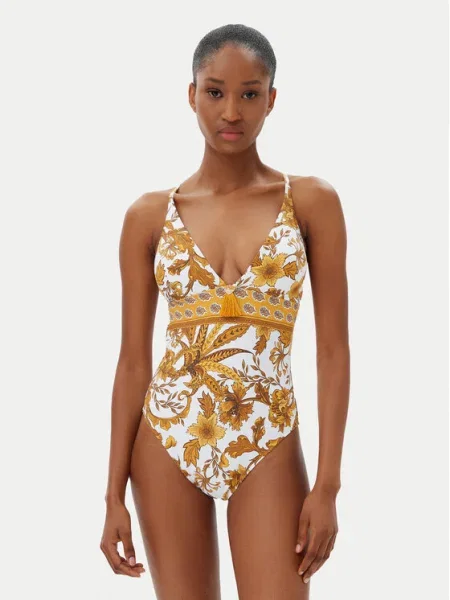 Selmark Costum de baie galben