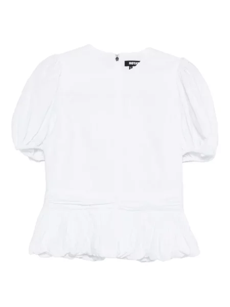 Cu peplum top Rotate Birger Christensen alb