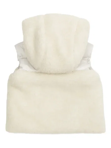 Dětska péřová vesta Moncler Enfant bílá