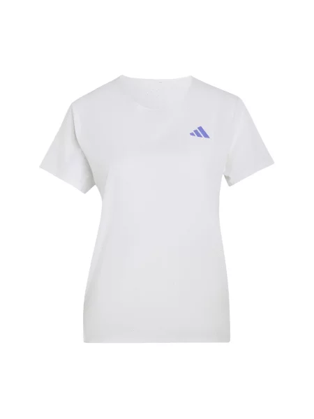 ADIDAS PERFORMANCE Tricou funcțional Adizero' alb