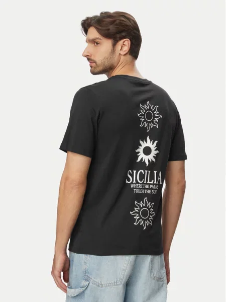Jack & Jones Tricou Calm negru