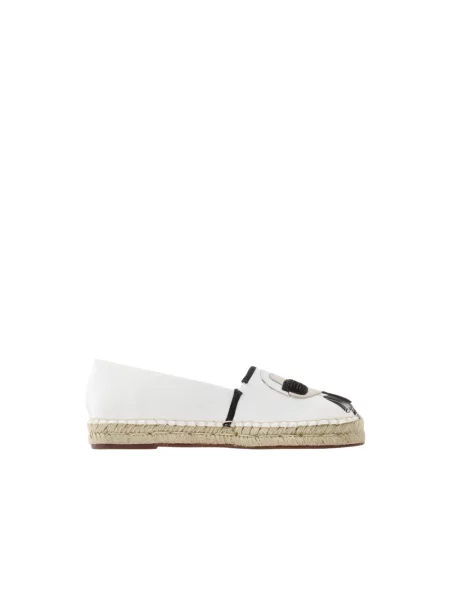 Espadryle Karl Lagerfeld wsuwane białe