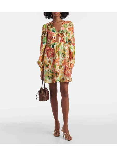 Rochie Etro de mătase cu model floral