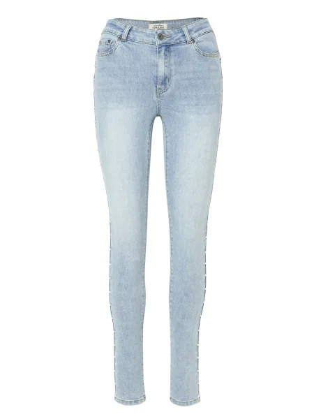 KOROSHI Jeans deschis albastru