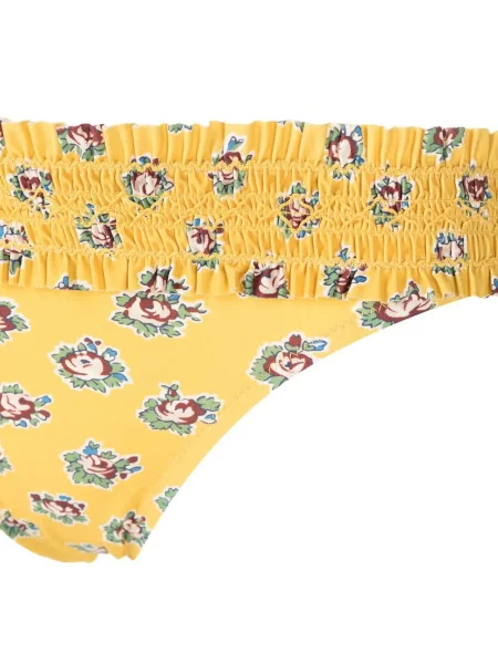 Květinové bikiny Tory Burch s potiskem žluté
