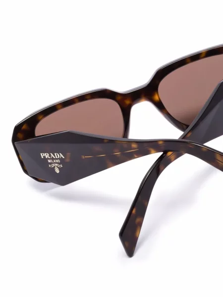 Sluneční brýle Prada Eyewear hnědé