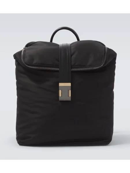 Rucsac Christian Louboutin din piele negru