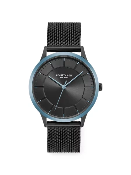 Ceas Kenneth Cole plasă cu bretele negru