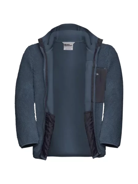 Bluza z kapturem dziecięca Jack Wolfskin niebieska