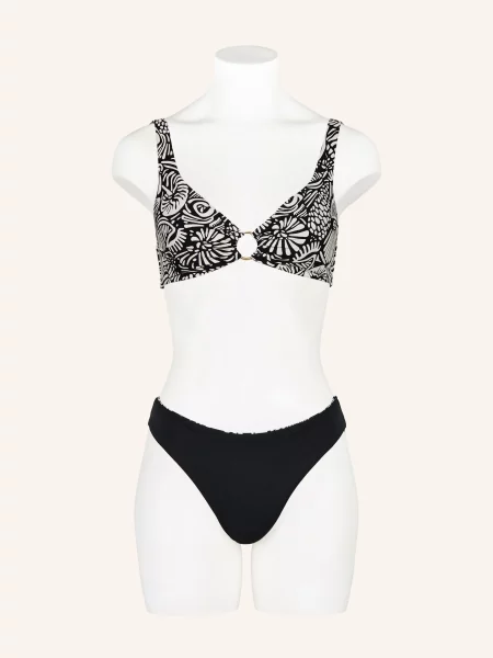 Seafolly Dvoustranné Bikiny Shells / krémová černá