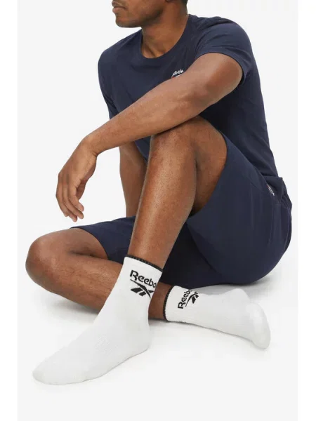 Reebok Dlhé ponožky biela