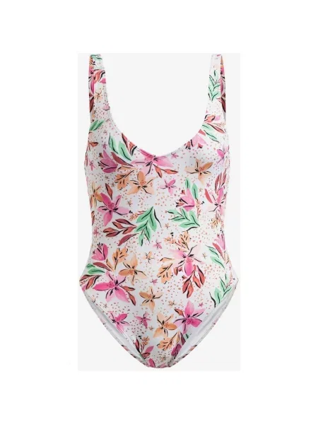 Strój kąpielowy Roxy Printed Beach Classics One Piece różowy zielony XS biały