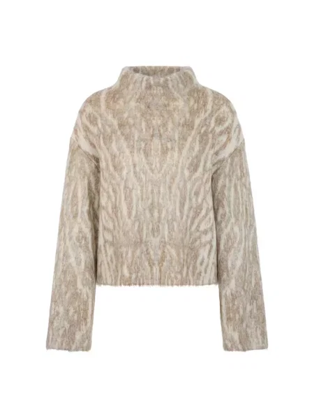 Sweter Marc Cain wełniany szary