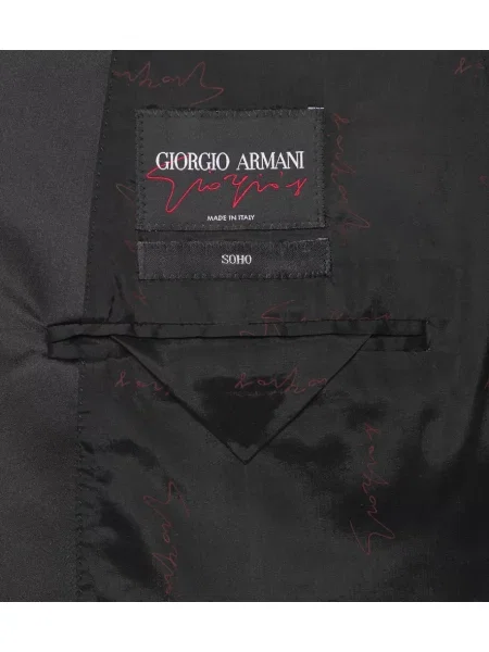 Costum Giorgio Armani de lână negru