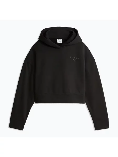 Bluză pentru femei Puma Hyrox World Cropped Hoodie puma black negru