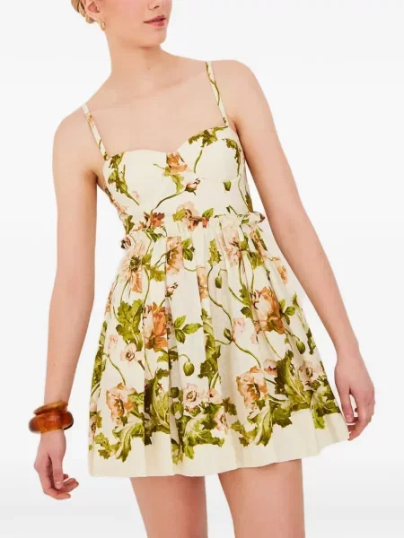 Rochie Cara Cara cu model floral cu imagine de costum