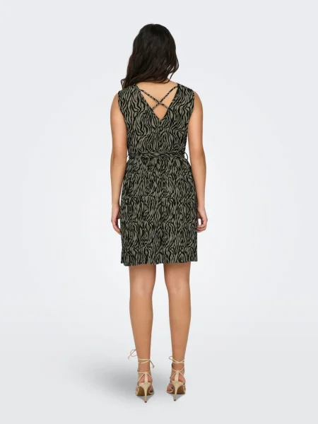 ONLY Rochie SAFARI oliv negru