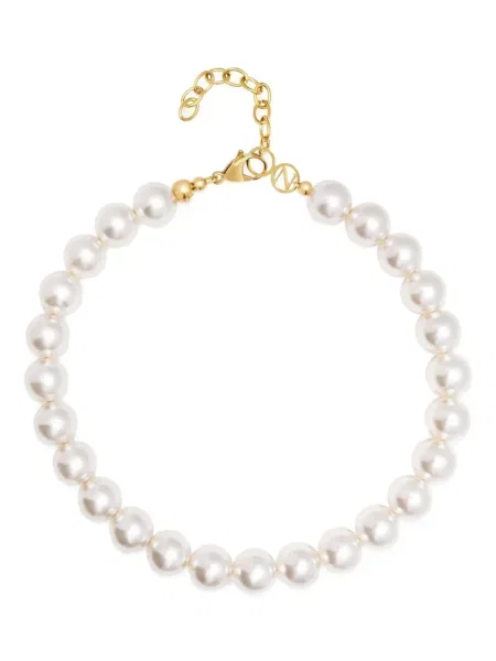 Колие Nialaya Jewelry бяло