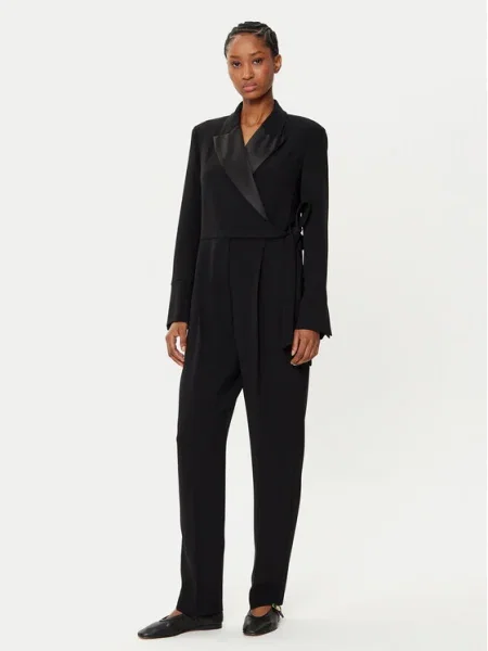 Weekend Max Mara Salopetă Baviera Straight Fit negru