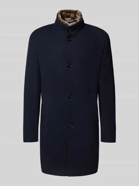 Płaszcz o kroju regular fit z dodatkiem Bugatti