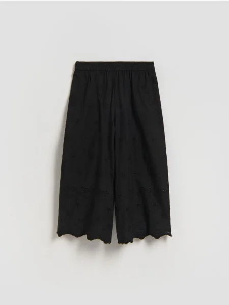 Reserved Кюлоти з вишивкою чорний