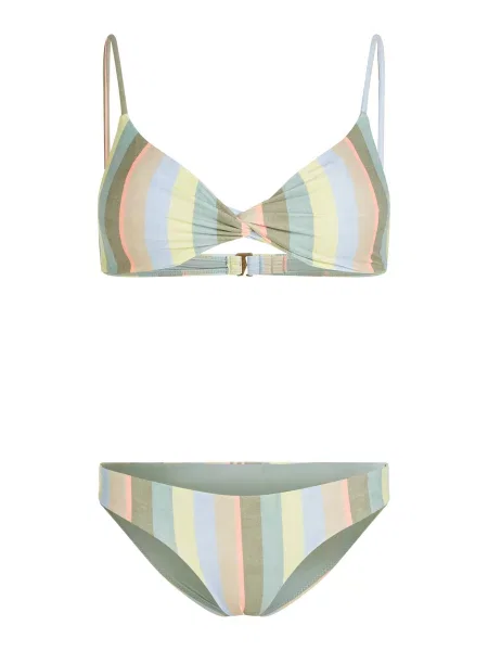 O'NEILL Bikiny Matira světlemodrá / khaki / olivová / lososová