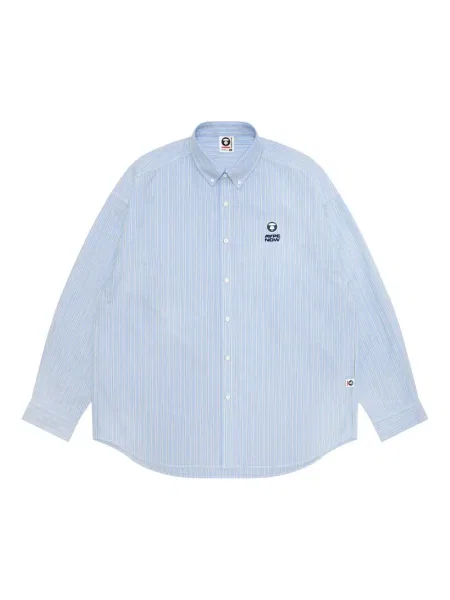 Prugasta košulja Aape By *a Bathing Ape® s vezom plava