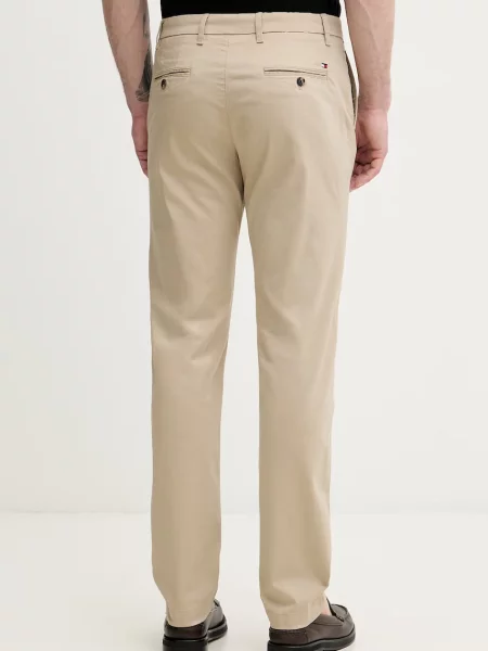 Tommy Hilfiger spodnie chinos z beżowe
